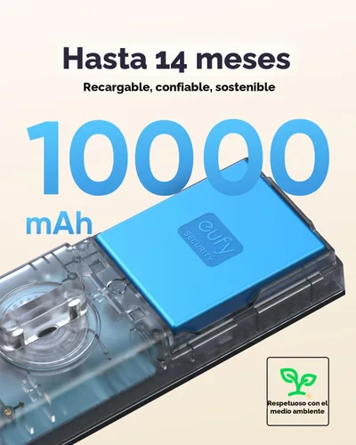Vista 3 de eufy Smart Lock E31, cerradura inteligente para puerta con entrada sin llave y huella dactilar compatible con el ecosistema Apple Home, para puerta