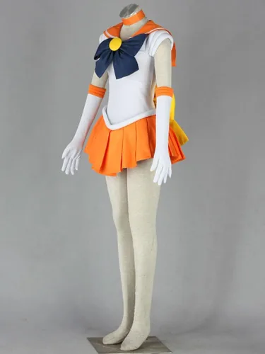 Vista 3 de Minako Aino Venus - Disfraz de cosplay para mujer, uniforme