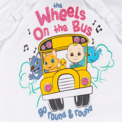 Vista 5 de CoComelon JJ - Conjunto de sudadera con capucha y pantalones de forro polar para niños pequeños