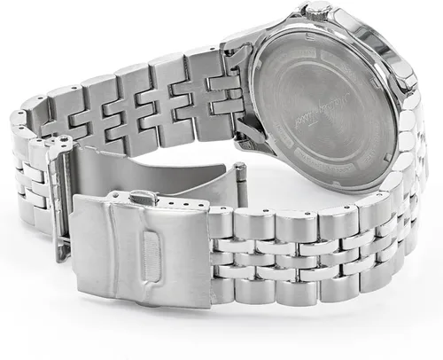 Vista 3 de Mathey-Tissot Expedition MTWG7001107 Reloj de cuarzo suizo para hombre, plateado, Mathey Tissot Expedition Collection Reloj de tres manecillas