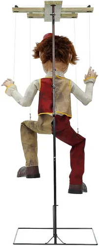 Vista 2 de Spirit Halloween Cuerdas Bobby de 7 pies y 7 pulgadas Animatronic, Multicolor