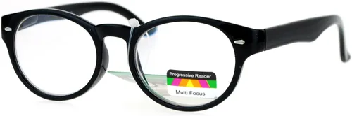 Vista 2 de SA106 Gafas de lectura progresivas con borde ovalado Multi 3 Focus