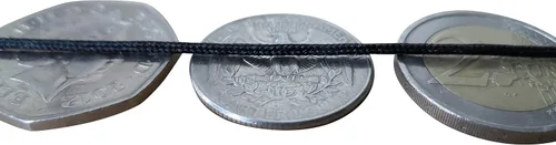 Vista 4 de Cordón trenzado de nailon negro extra fuerte hilo multiusos 0.059 in x 175 yardas 524.9 ft para fabricación de joyas, cuentas de Shamballa