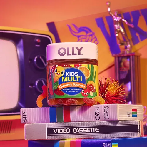 Vista 6 de OLLY - Gusanos de goma multivitamínicos para niños, salud general y apoyo inmunológico, vitaminas y minerales A, C, D, E, Bs y zinc, suplemento