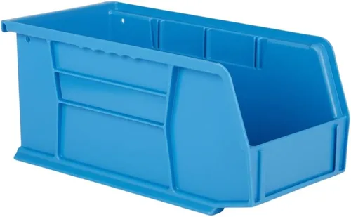 Vista 25 de HE HUDSON EXCHANGE Cubo de almacenamiento apilable de plástico de 11" x 5.5" x 5", amarillo