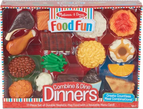 Vista 6 de Melissa & Doug, alimentos divertidos combinados y especias de cena, color rojo