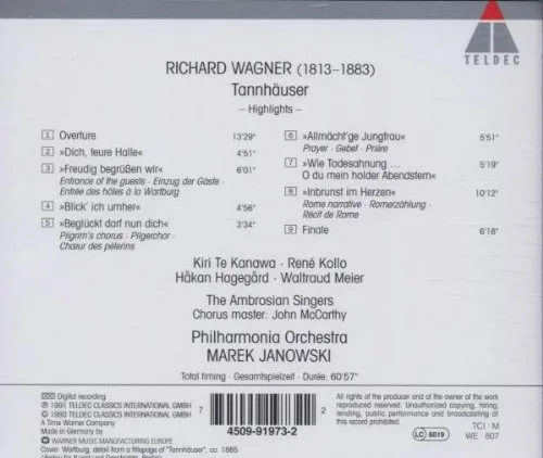 Vista 2 de Wagner Tannhäuser Highlights