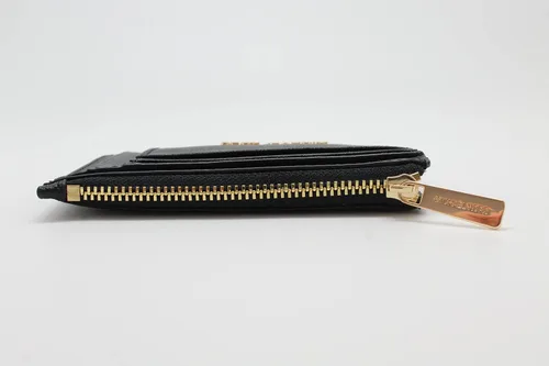 Vista 3 de Michael Kors Jet Set Travel - Funda pequeña para tarjetas de doble cara color negro