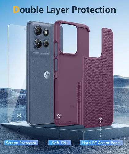 Vista 704 de FNTCASE Funda para iPhone 17 Pro: Fundas delgadas translúcidas de color azul claro compatibles con MagSafe, protección completa de la cámara