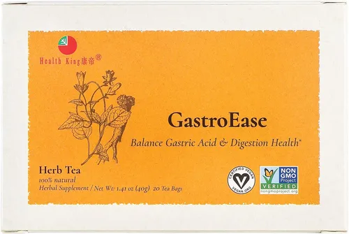 Vista 5 de Health King GastroEase - Té de hierbas, bolsitas de té, caja de 20