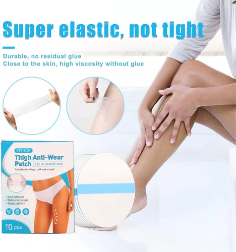 Vista 2 de 30 almohadillas antifricción para muslos, parche antirozaduras, parche antidesgaste para muslos, cinta corporal para muslos para mujer, almohadillas