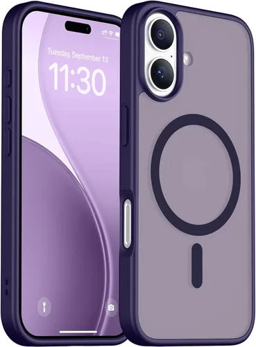 Vista 24 de Red2Fire Funda magnética para iPhone 13 Pro Max, protección completa mejorada de la cámara, compatible con MagSafe, funda protectora translúcida