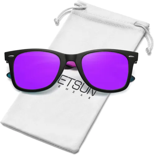 Vista 75 de MEETSUN Polarized Sunglasses for Women Men Classic Retro Square Frame Driving Sun Glasses UV Protection