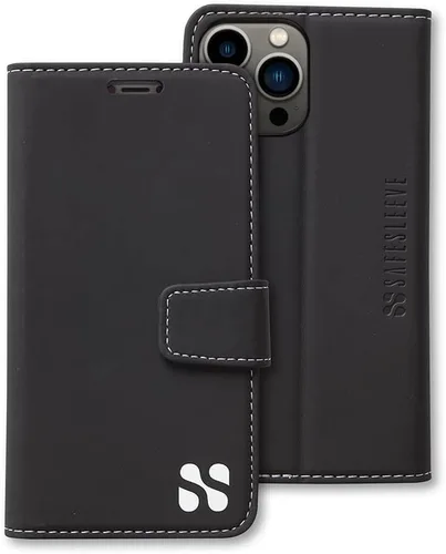 Vista 26 de SafeSleeve Desmontable para iPhone 12 Mini - Negro