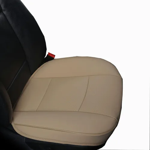 Vista 8 de (1 PIEZA Funda Inferior de Asiento de Coche de Cuero PU y Lino Cosido Funda de Asiento de Coche Interior Automotriz Protector de Asiento Delantero