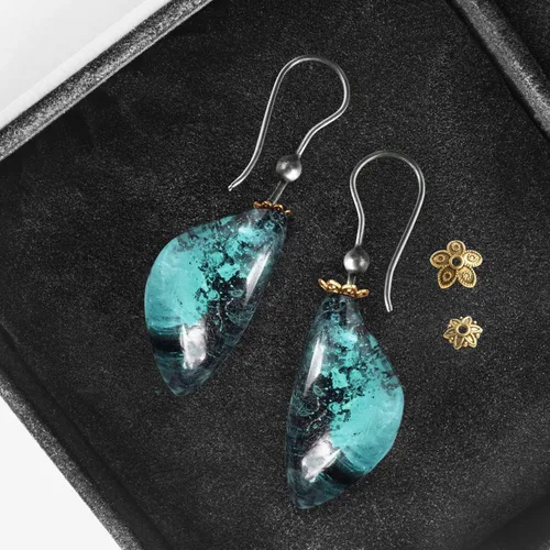 Vista 6 de FEBSNOW Alrededor de 160 cuentas espaciadoras, estilo Bali, mezcla de plata tibetana y oro antiguo para pulseras, collares, aretes, suministros