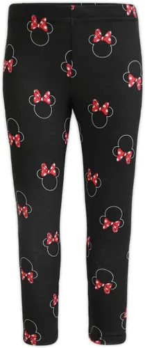 Vista 4 de Disney Minnie Mouse - Conjunto de suéter y pantalones de leggings para niñas pequeñas - grisrosa