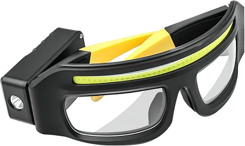 Vista 9 de Lentes LED recargables para faros delanteros con sensor de movimiento y control táctil, 5 modos de iluminación USB C para correr, acampar, pescar