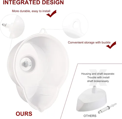 Vista 4 de Accesorio de exprimidor para batidora de pie KitchenAid con colador de 2 tamaños, accesorio de jugo cítrico para batidora de pie KitchenAid