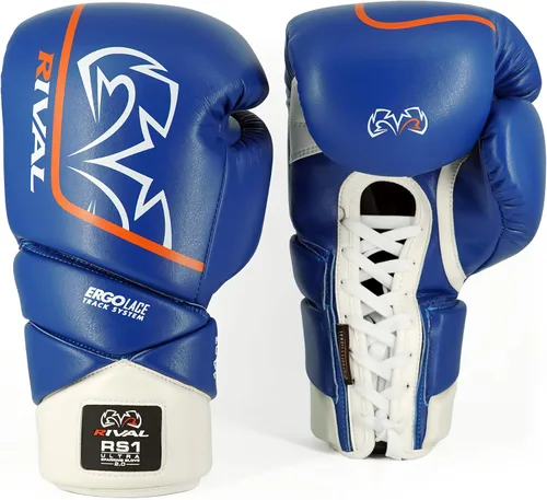 Vista 2 de Rival Boxing RS1 2.0 Ultra Pro - Guantes de boxeo para sparring con cierre de cordones, microfibra súper resistente, forro interior suave