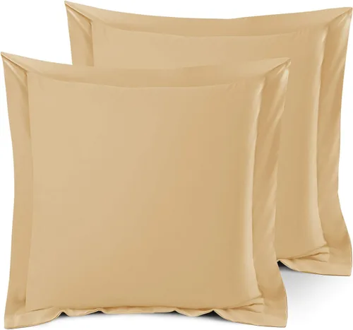 Vista 115 de Nestl Juego de 2 fundas tipo sham de almohada suaves - Fundas de almohada de microfibra de doble cepillado - Fundas de almohada de cama premium