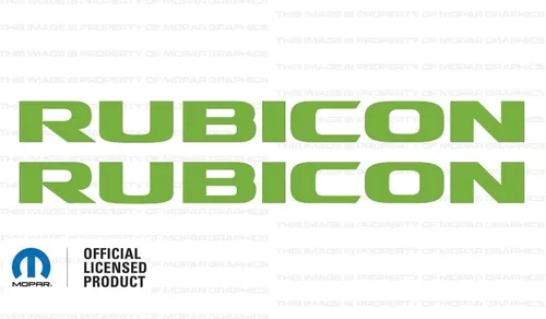 Vista 3 de Vinilo adhesivo gráfico del capó Rubicon/Adhesivo para calcomanías, compatible con Jeep Wrangler JK (2007-2018) Rosa bebé CSOFTPINK (Juego de 2)