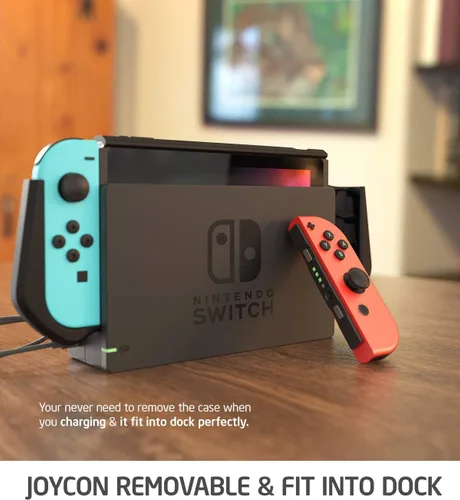 Vista 3 de Mumba - Funda compatible acoplable con Nintendo Switch, Blade Series de poliuretano termoplástico con agarre ergonómico y cómodo