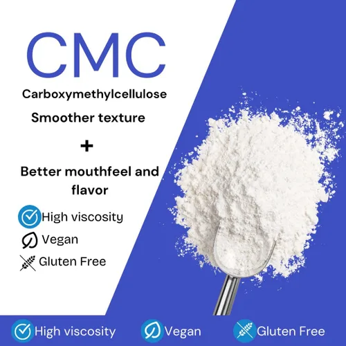 Vista 2 de Carboximetilcelulosa CMC en polvo (2,2 lb) DEIMAN Estabilizador y Espesante H.V. CARBOXIMETIL CELULOSA Estabilizante