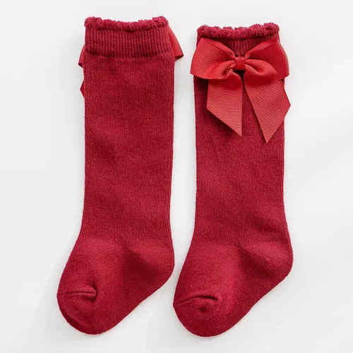 Vista 18 de DRESHOW BQUBO - Calcetines de punto para bebé, calcetines de algodón para niñas pequeñas