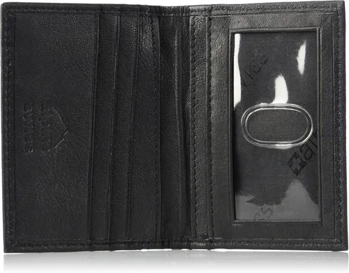Vista 4 de Bosca - Funda para hombre con 2 bolsillos para tarjetas con identificación