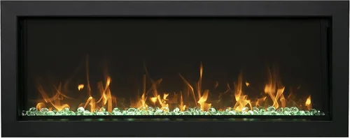 Vista 2 de Amantii BI-30 Extraslim Chimenea eléctrica interior o exterior