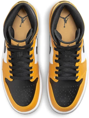 Vista 4 de Men's Jordan 1 Mid SE Turf OrangeBlack-White (DD6834 802)