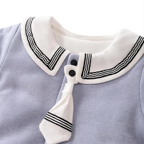 Vista 3 de Ropa para bebé niña con estampado de dibujos animados de algodón para recién nacido, mono de manga larga para bebé