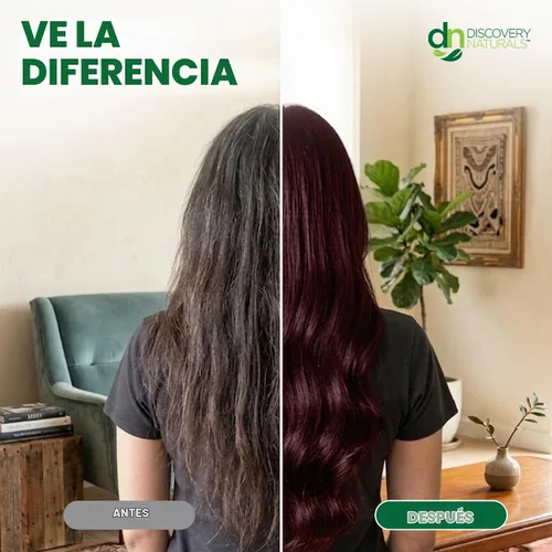 Vista 3 de Tintura para el cabello y las cejas Henna Maiden: 100 % natural y sin químicos