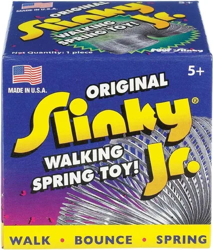 Vista 3 de Juguete Slinki original metálico Slinky Jr. Juego de 5