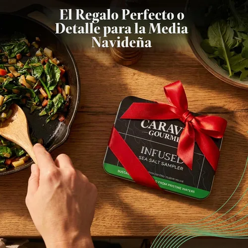 Vista 6 de Caravel Gourmet Muestra de sal marina infundida, sales de cocción de 6