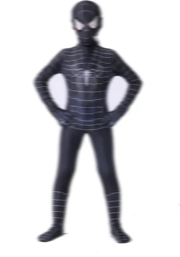 Vista 4 de ModexO Disfraz de Halloween para niños, traje de cosplay de superhéroe para niños