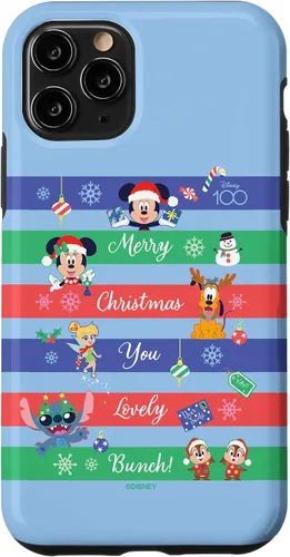 Vista 29 de Funda para iPhone 16 Disney 100 Mickey & Friends Merry Christmas You Lovely Bunch