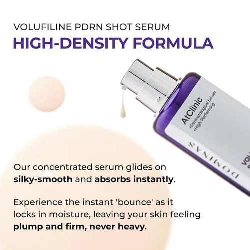 Vista 8 de DOMINAS AtClinic Volufiline PDRN Serum - 2 semanas de volumen y elasticidad potenciador con 5% de volufilina, PDRN y paeonol, pérdida de volumen