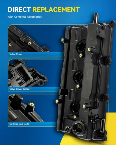 Vista 4 de PHILTOP Cubierta de válvula de motor para Sonic 2012-2018, Cruze 2011-2015, Aveo 2009-2011, Cruze Limited 2016, Aveo5 2009-2011, Astra 2008, G3