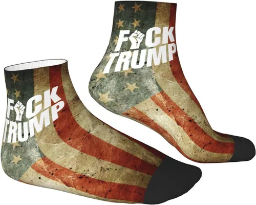 Vista 3 de GDJF Fuck Trump Ankle Socks Winter Low Cut Sports Warm Breathable Comfort Casual Socks For Mens And Womens 2