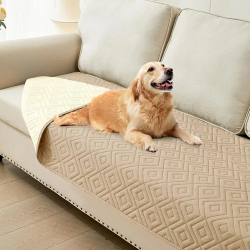 Vista 75 de hyha Manta impermeable para perros, funda suave para cama de perro, mantas para mascotas, funda impermeable para sofá y sillón para perros lavable