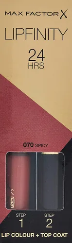 Vista 4 de Max Factor Lipfinity Lápiz labial, picante, 1 juego