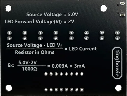 Vista 6 de Kit de práctica de soldadura DIY práctico proyecto de circuito electrónico tablero de entrenamiento de resistencias para principiantes
