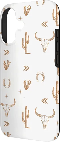 Vista 2 de Western Country - Carcasa para iPhone 17, diseño de calavera de toro sureño
