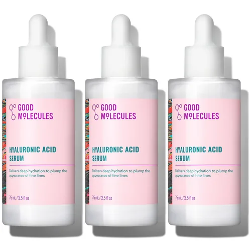 Vista 10 de Good Molecules Suero de Ácido Hialurónico - Suero Ultra Hidratante No Graso con 1% de Ácido Hialurónico, Hidratante Facial para Piel más Tersa