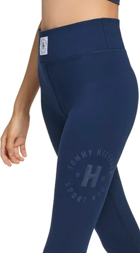 Vista 2 de Tommy Hilfiger Legging de punto elástico clásico tejido en la cintura para mujer