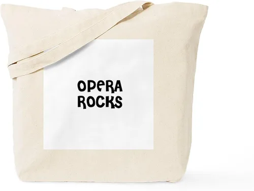 Vista 8 de CafePress Acerca de Opera Tote Bag Bolsa de compras reutilizable de lona beige natural