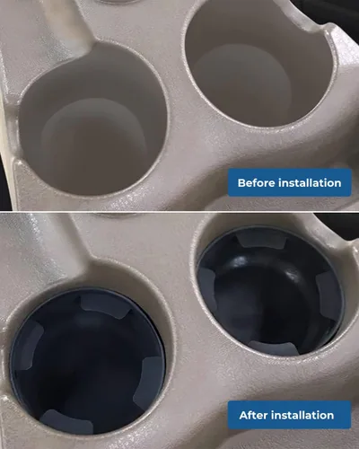 Vista 5 de JOYTUTUS Inserto para portavasos de 3.5 pulgadas compatible con Trailblazer 2002-2009, apto para Envoy 2002-2009