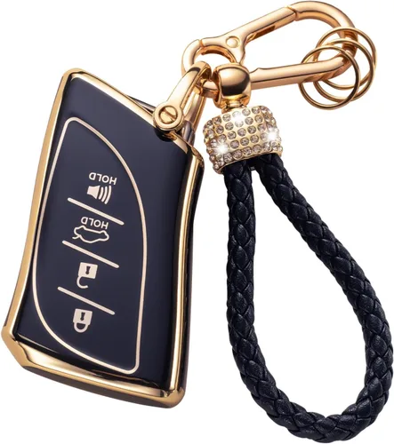 Vista 17 de Gematay - Funda para llavero Cadillac, carcasa protectora compatible con Escalade CTS SRX XT5 ATS CT6 5 botones llave remota Smart Key Protector